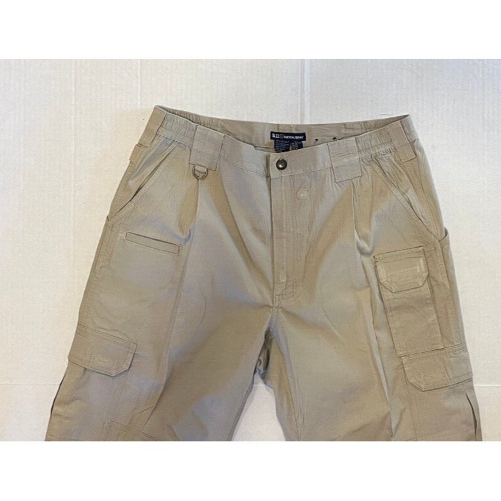 Mens 5.11 Tactical Khaki Pants Utility Cargo Fire Tan 36x30